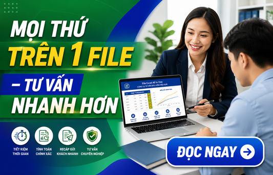 File Excel All in One Giúp Đại Lý Bảo Hiểm Tiết Kiệm Hàng Giờ Làm Việc